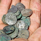Image for article titled Two men using metal detectors discover hoard of 50,000 Iron Age Celtic coins